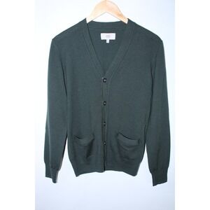 Jack Spade Men's Small Green Knit Soft Button Down Cardigan